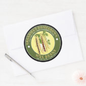 Homegrown Wax Bans Canning Label Sjabloon (Envelop)