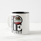 HOMEHealdsburg California 11oz Two-Tone Coffee Mok (Voorkant links)