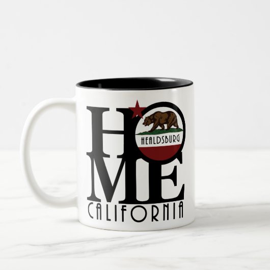 HOMEHealdsburg California 11oz Two-Tone Coffee Mok (Links)