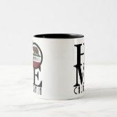 HOMEHealdsburg California 11oz Two-Tone Coffee Mok (Center)