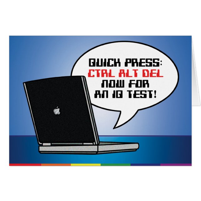 Homekaarten - Ctrl Alt Delete (Voorkant Horizontaal)