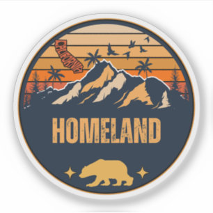 Homeland, Californië Sticker