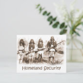 Homeland Security Apache Briefkaart (Staand voorkant)