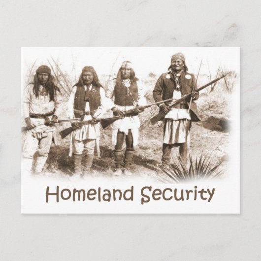 Homeland Security Apache Briefkaart (Voorkant)