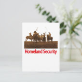 Homeland Security Card Briefkaart (Staand voorkant)