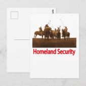 Homeland Security Card Briefkaart (Voorkant / Achterkant)