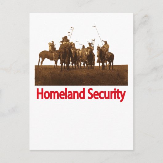 Homeland Security Card Briefkaart (Voorkant)