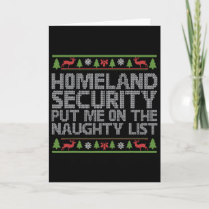 Homeland Security plaatste me op de stoute lijst C Kaart