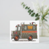 Homeland Security Truck Briefkaart (Staand voorkant)