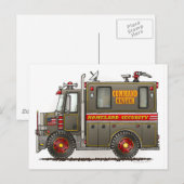 Homeland Security Truck Briefkaart (Voorkant / Achterkant)
