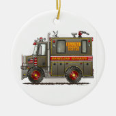 Homeland Security Truck Ornament (Voorkant)
