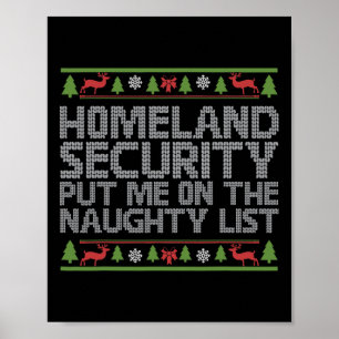 Homeland Security zette me op de stoute lijst Chri Poster