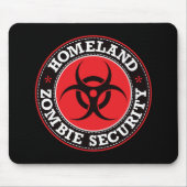 Homeland Zombie Security - Rood B Muismat (Voorkant)