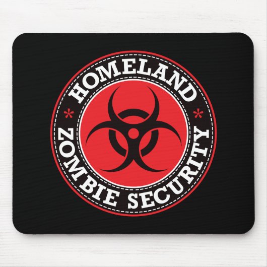 Homeland Zombie Security - Rood B Muismat (Voorkant)