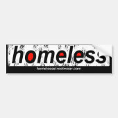 Homeless Bumper Bumpersticker (Voorkant)