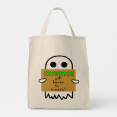 Homeless Ghost Trick or treat Bag Tote Bag (Achterkant)