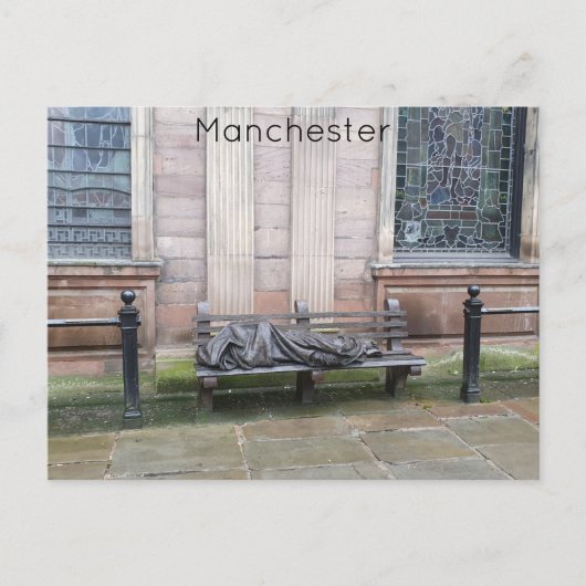 Homeless Jesus Statue Briefkaart (Voorkant)