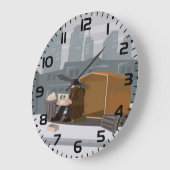 Homeless Man Holding Help Sign Urban Poverty Grote Klok (Hoek)