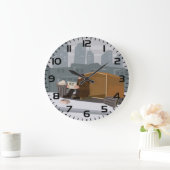 Homeless Man Holding Help Sign Urban Poverty Grote Klok (Huis)