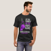 Homelessness Awareness Month Glove Paars Ribbon T-shirt (Voorkant volledig)