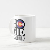 HOMELoveland Colorado 11oz Koffiemok (Voorkant links)