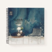 Homely Abstracte Aurelius Eternity Quote Journal Notitieboek (Voorkant)