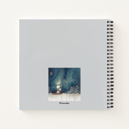 Homely Abstracte Aurelius Eternity Quote Journal Notitieboek (Achterkant)