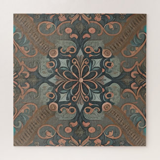 Homely cottage-patroon legpuzzel