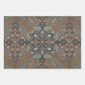 Homely cottage pattern inpakpapier vel (Voorkant)