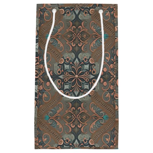 Homely cottage pattern klein cadeauzakje (Voorkant)