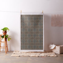 Homely cottage pattern stof