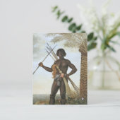 Homem africano (Afrikaans man) van Albert Eckhout Briefkaart (Staand voorkant)