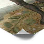 Homem africano (Afrikaans man) van Albert Eckhout Poster (Hoek)