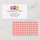 Homemad Jam & Jelly Visitekaartje (Voorkant / Achterkant)