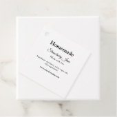 Homemade aardbei jam gemaakt met liefde voeg tekst bedankjes labels (In situ)