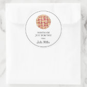 Homemade alleen voor je taart label (Tas)