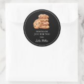Homemade alleen voor u chocolade koekjes label (Tas)