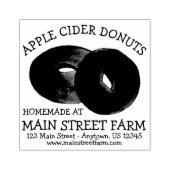 Homemade Apple Cider Donuts Doughnuts Boerderij, v Rubberstempel (Afrduk)