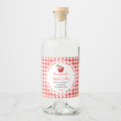 Homemade Apple Cider Label Likeurfles Etiket (Voorkant)