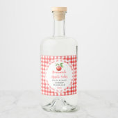 Homemade Apple Cider Label Likeurfles Etiket (Voorkant)