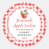 Homemade Apple Cookies Label (Voorkant)