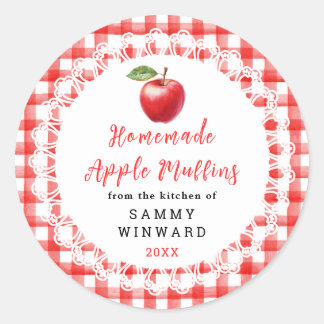 Homemade Apple Muffins Label
