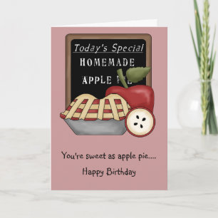 Homemade Apple Pie Card Kaart