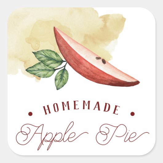 Homemade Apple Pie Labels (Voorkant)