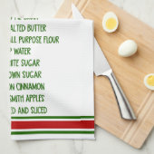 Homemade Apple Pie Theedoek (Quarter Fold)