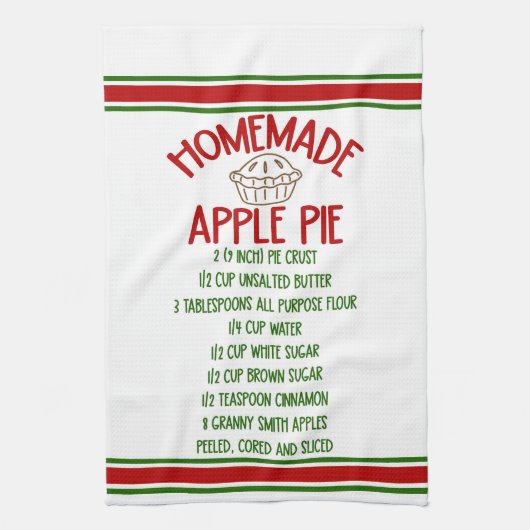 Homemade Apple Pie Theedoek (Verticaal)