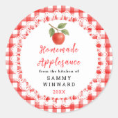 Homemade Applesauce Label (Voorkant)