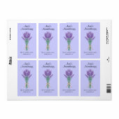 Homemade Aromatherapie Potpourri label (Full Sheet)