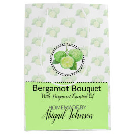 Homemade Artisan Bath & Body Packaging | Bergamot Medium Cadeauzakje