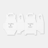 Homemade bakery add jouw tekst name custom bedankdoosjes (Uitgevouwen)